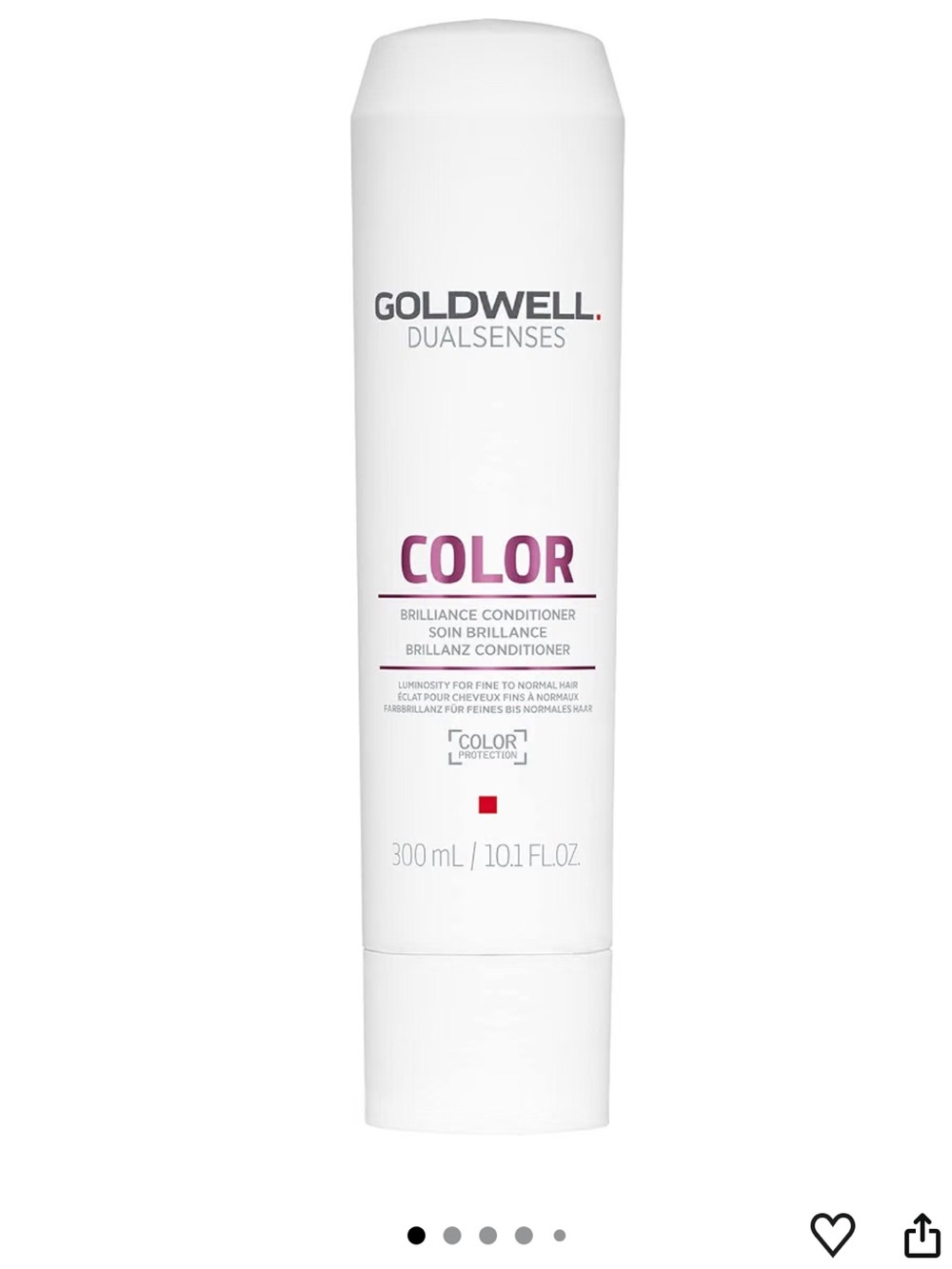 Goldwell Dualsenses Color Brilliance Conditioner 10.1oz/300ml -new